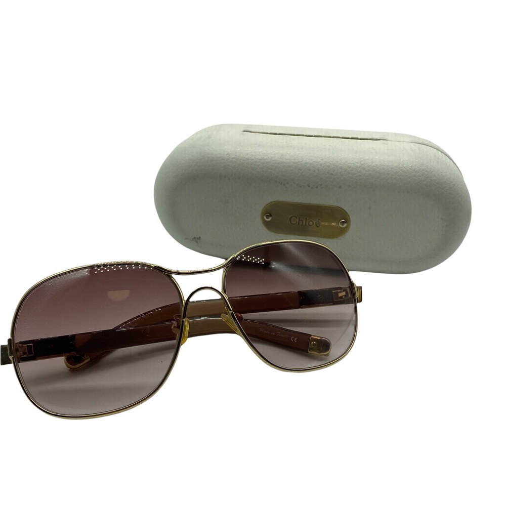 Chloe gold frame designer sunglasses 2208